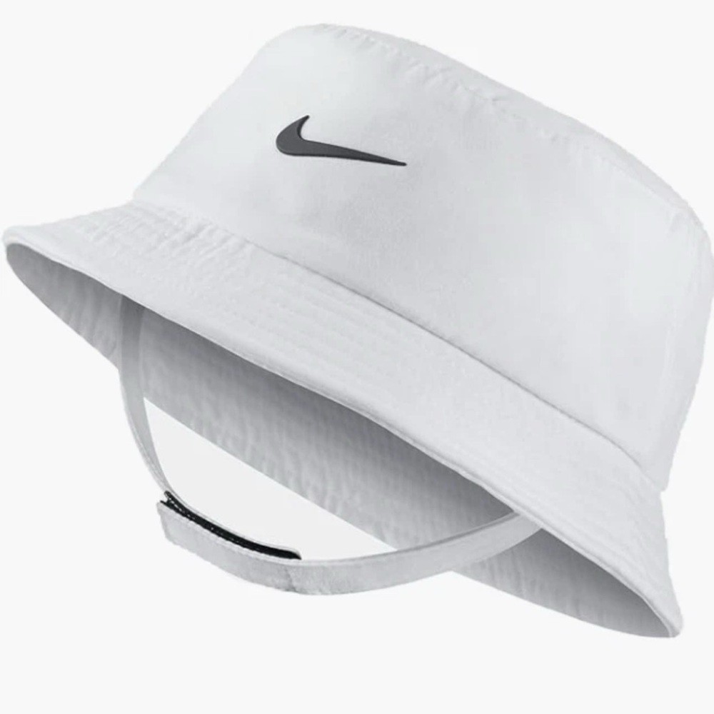 Nike Dry Toddler UPF 40+ Unisex Bucket Hat White 12-24 Months 6A2682 001 New Tag